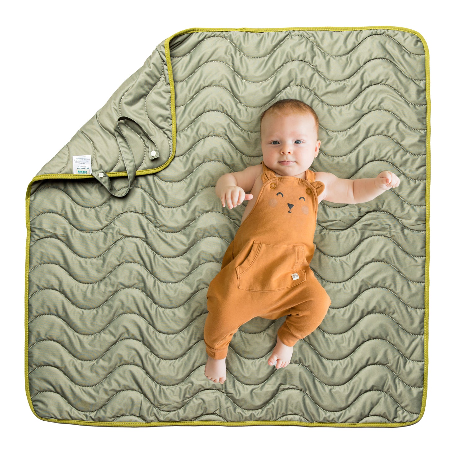 Anywhere Adventure Play Mat, Featuring Quilted Wipeable Machine Washable Fabric