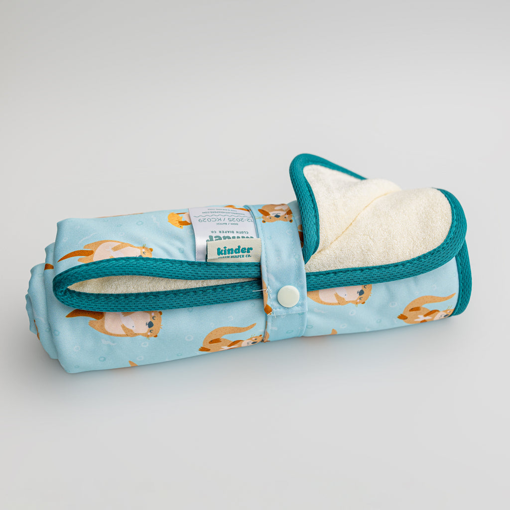 Ultra-Soft Bamboo Machine Washable and Wipeable Diaper Change Mat