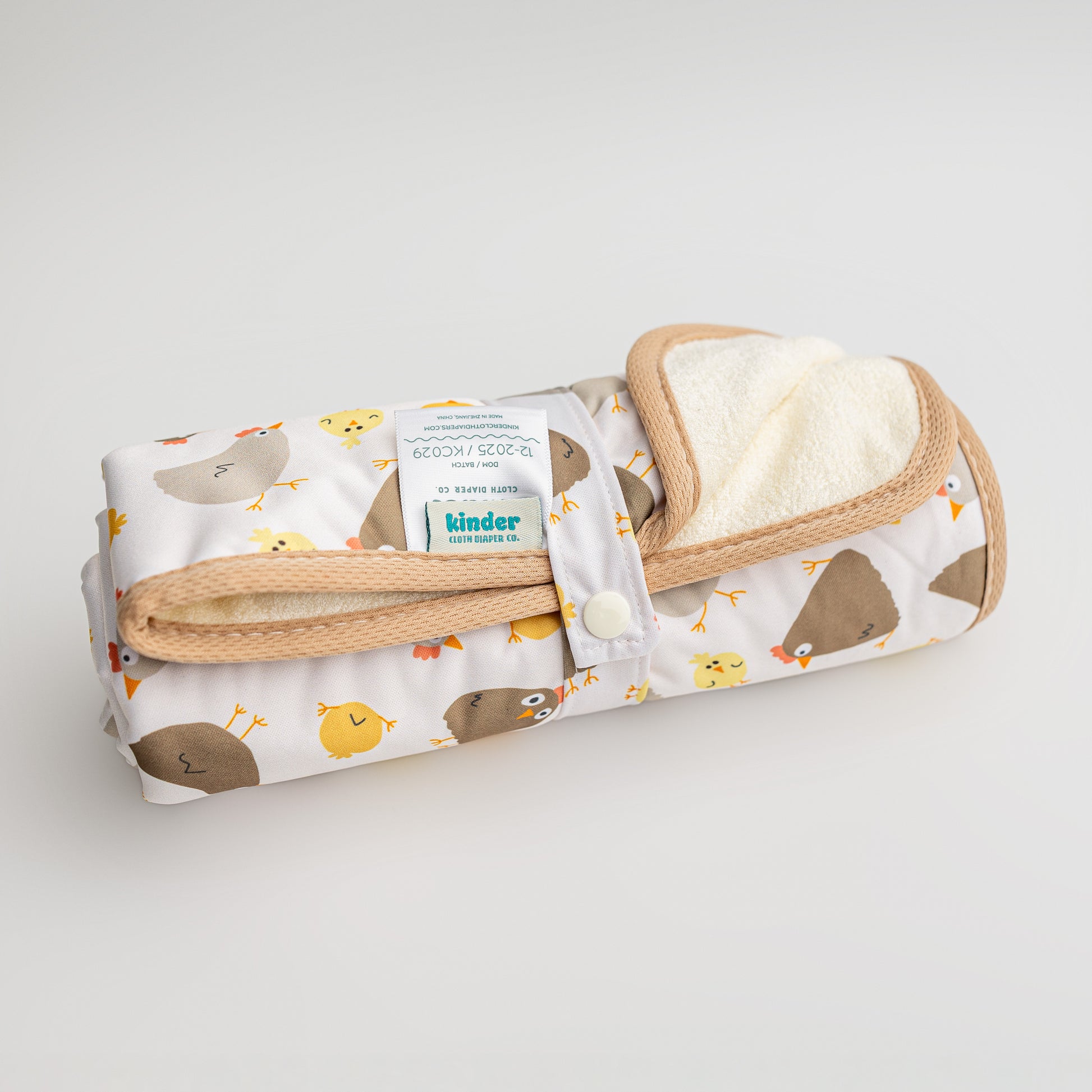 Ultra-Soft Bamboo Machine Washable and Wipeable Diaper Change Mat