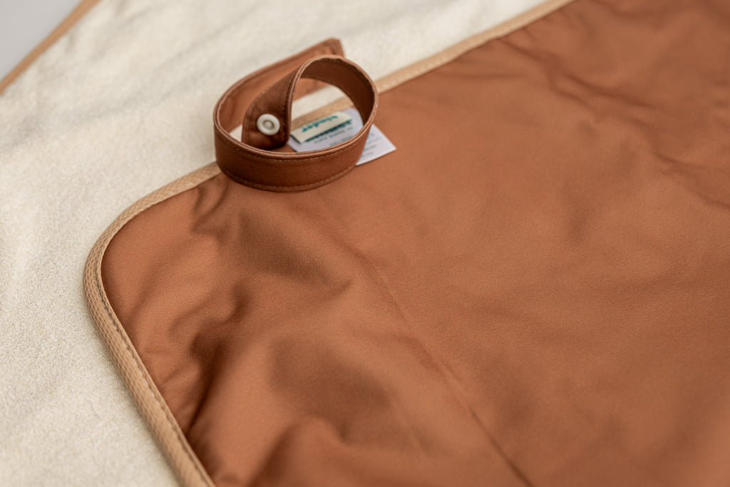 Ultra-Soft Bamboo Machine Washable and Wipeable Diaper Change Mat