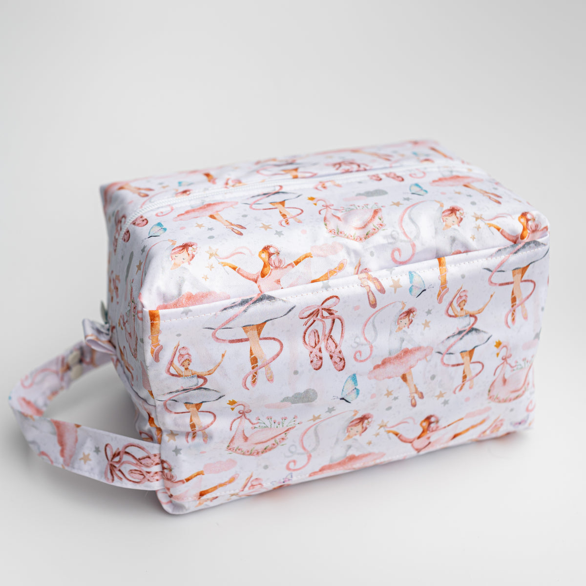 Ballerina Bliss - Packing Cube Wet Bag - Zipper Closure - Large