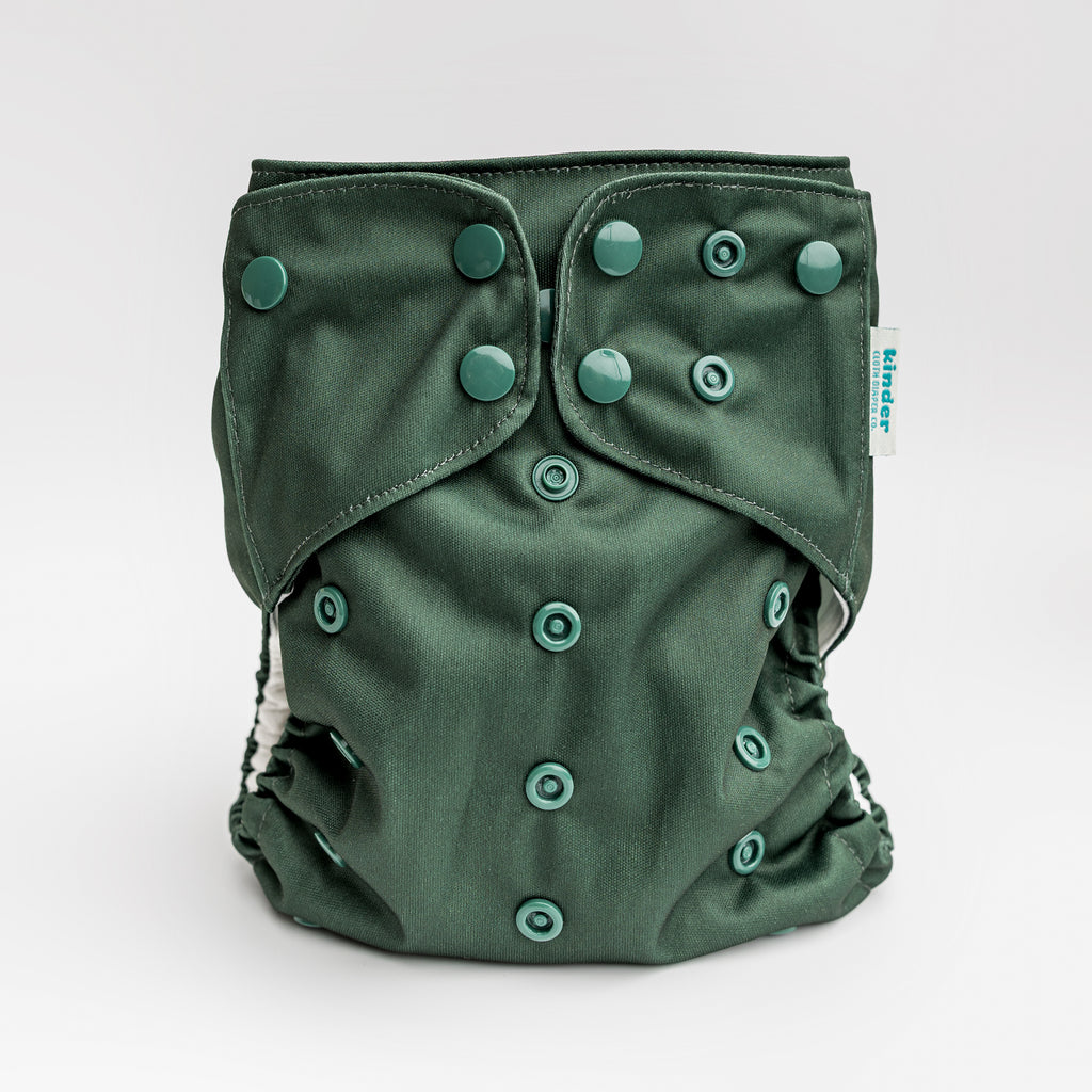 Pine - Essential Pocket Diaper - Solid - One Size