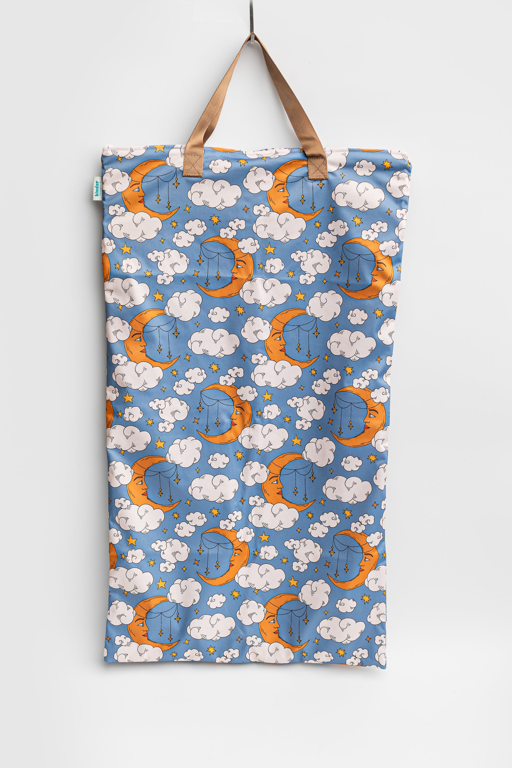 Large Zipper Hanging Wet Bag, Laundry Bag with Handles