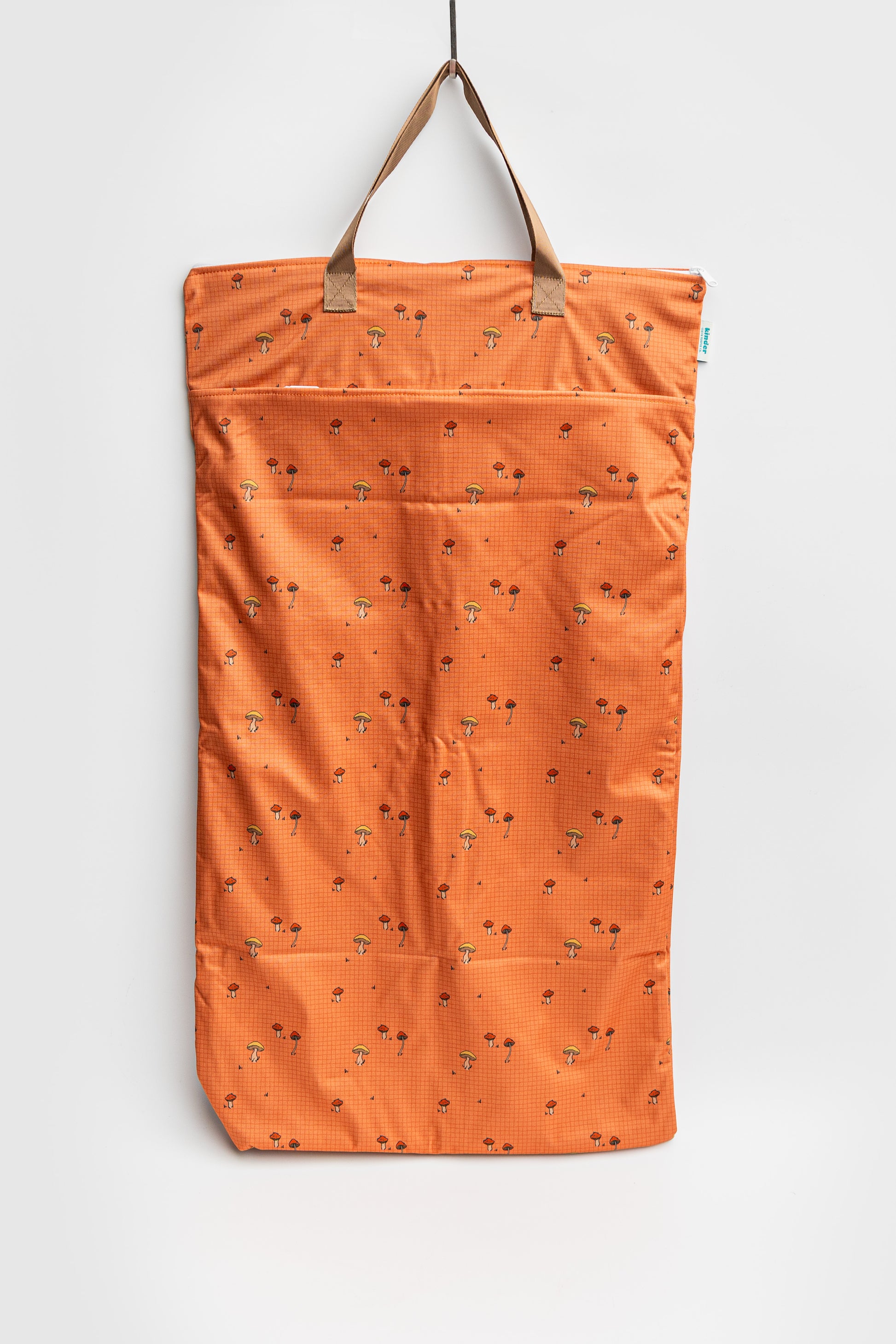 Large Zipper Hanging Wet Bag, Laundry Bag with Handles