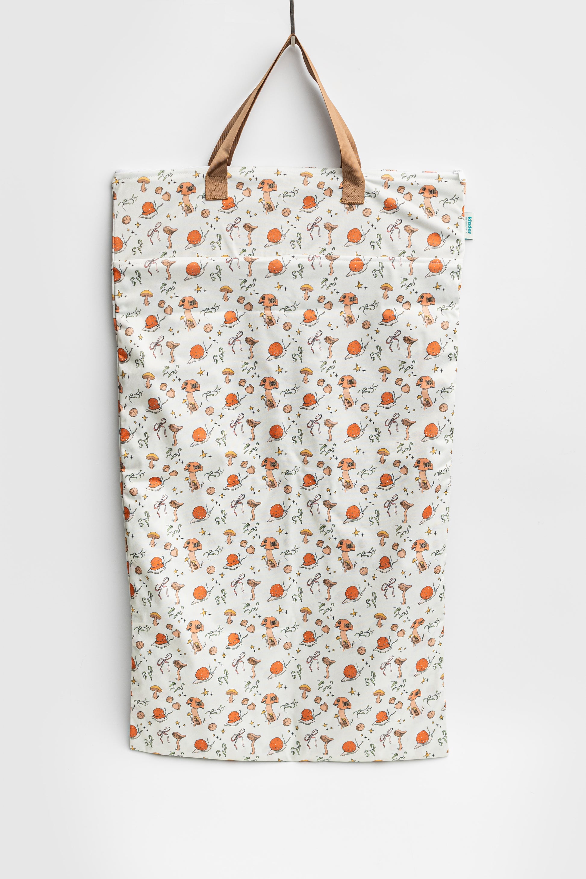 Large Zipper Hanging Wet Bag, Laundry Bag with Handles