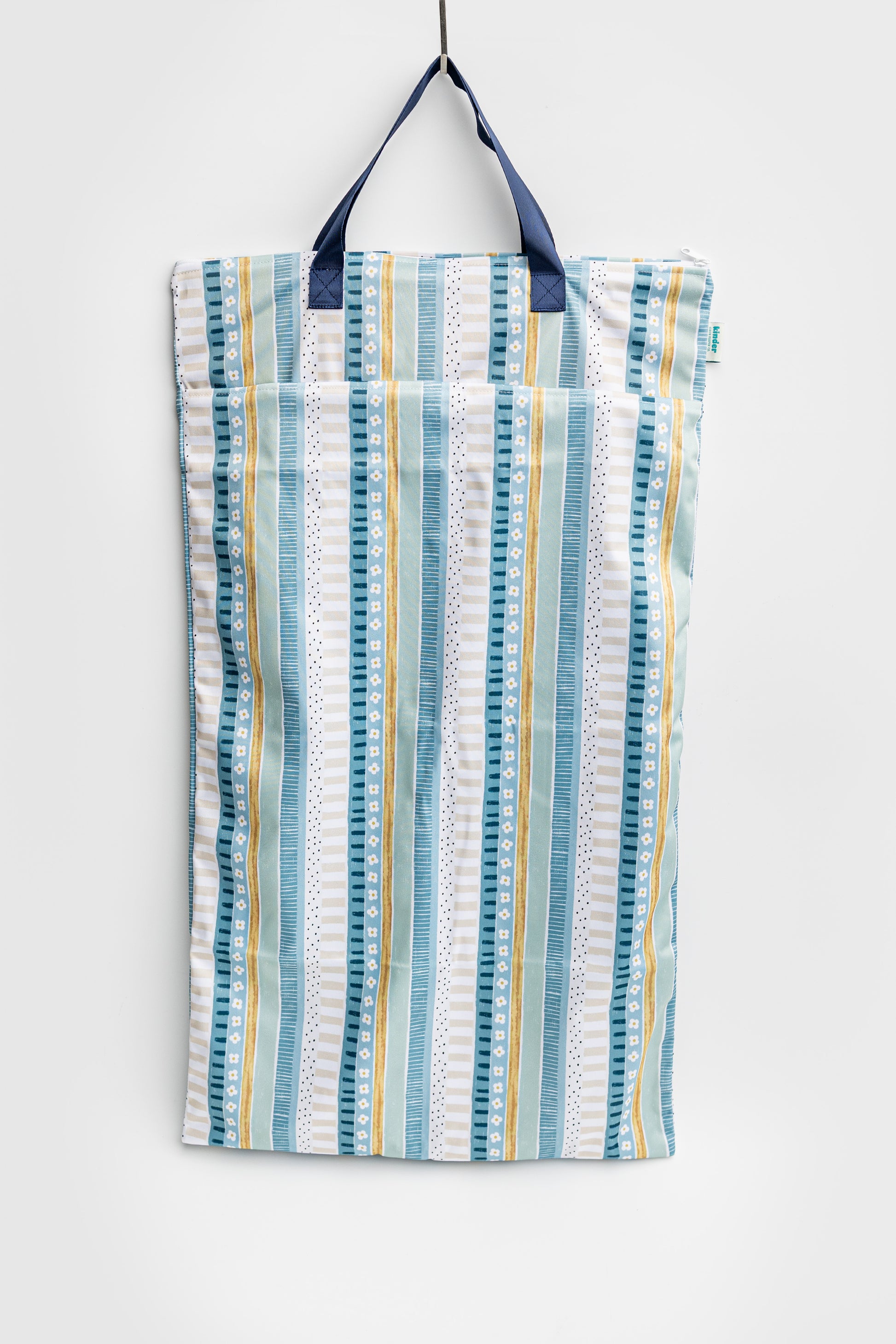 Large Zipper Hanging Wet Bag, Laundry Bag with Handles