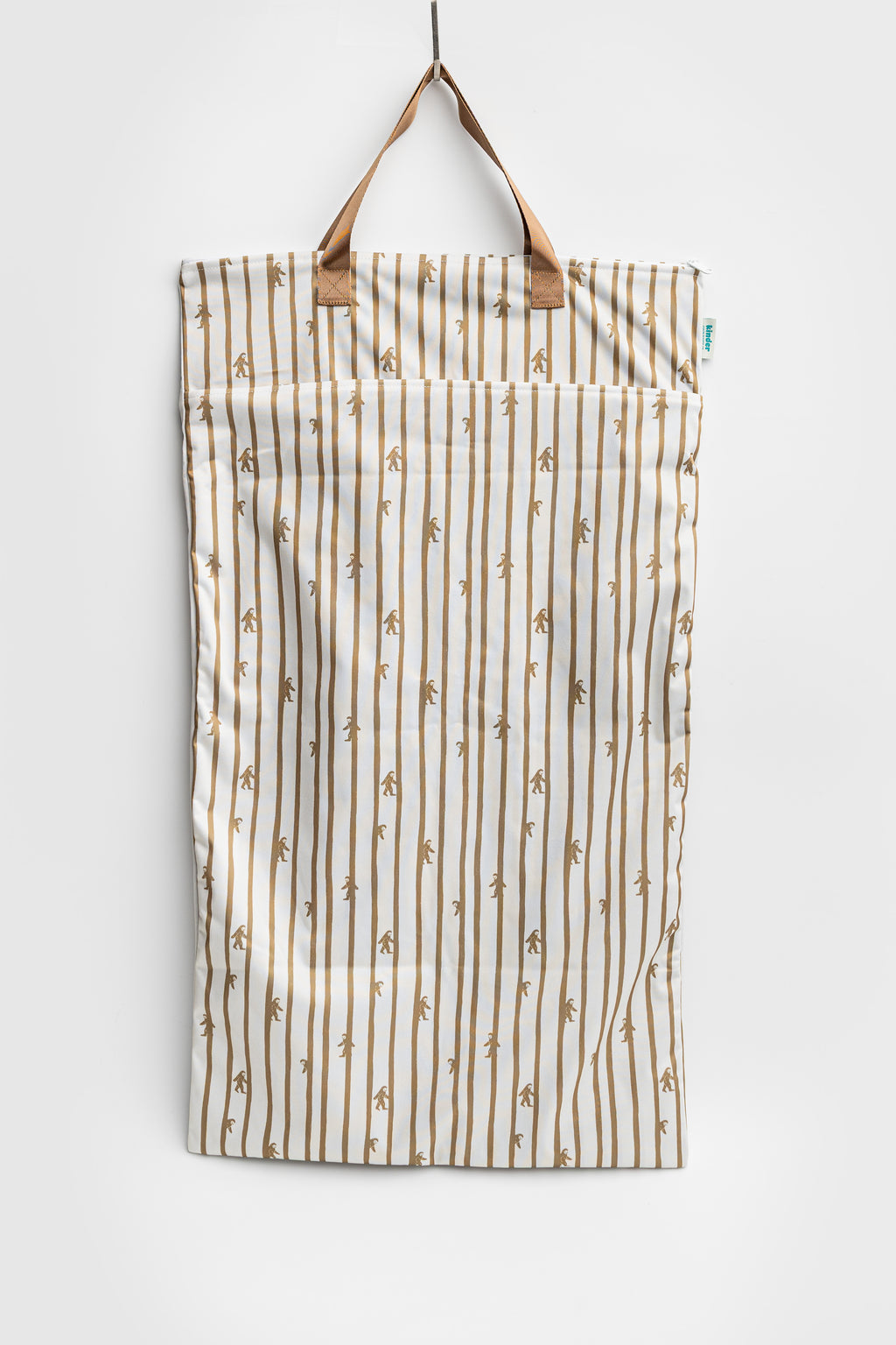 Large Zipper Hanging Wet Bag, Laundry Bag with Handles