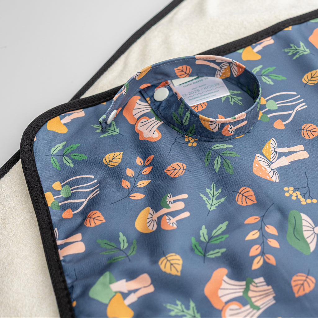 Toadstools at Dusk - Washable Change Mat - Travel-Friendly