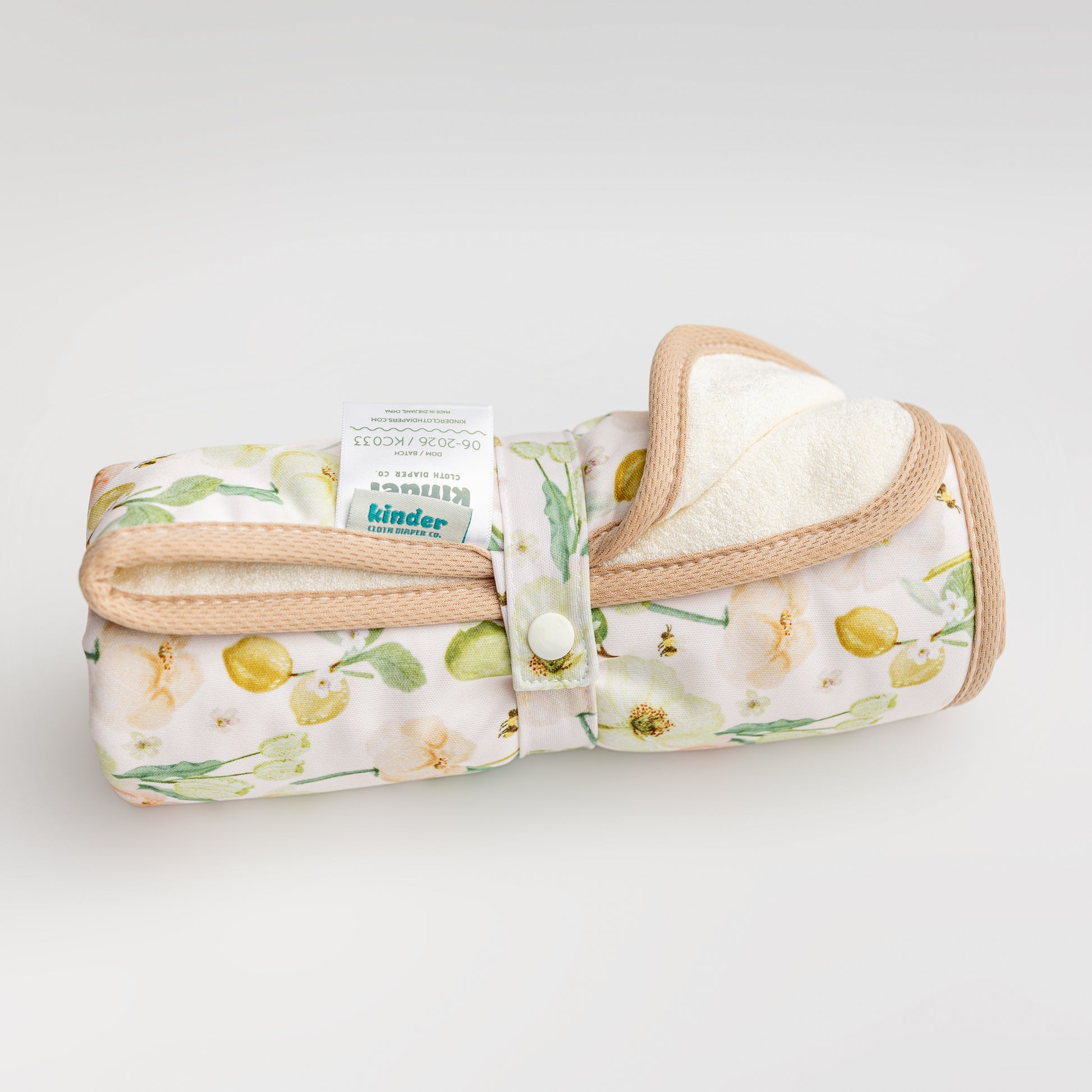 Floral Buzz - Washable Change Mat - Travel-Friendly