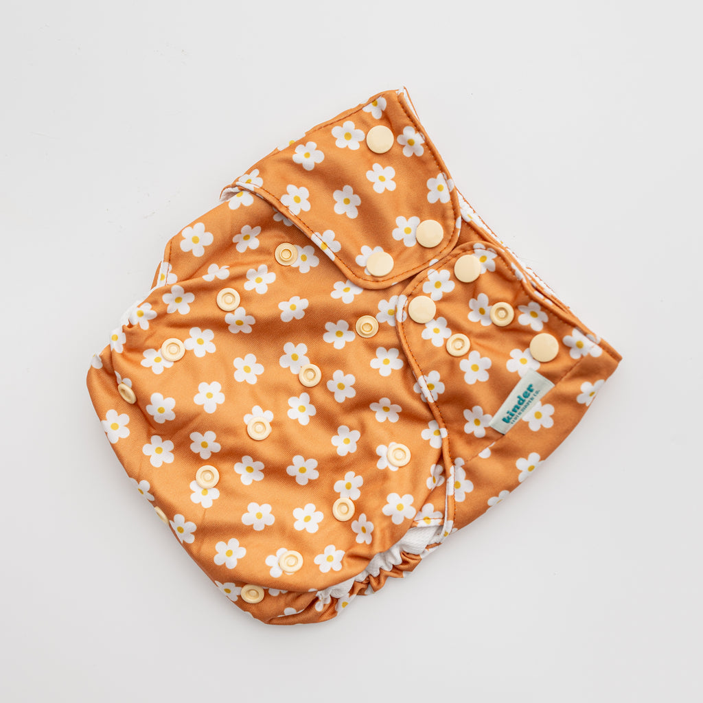 Mini Meadow by Malika Buttinger - Reusable Swim Diaper - Floral - One Size