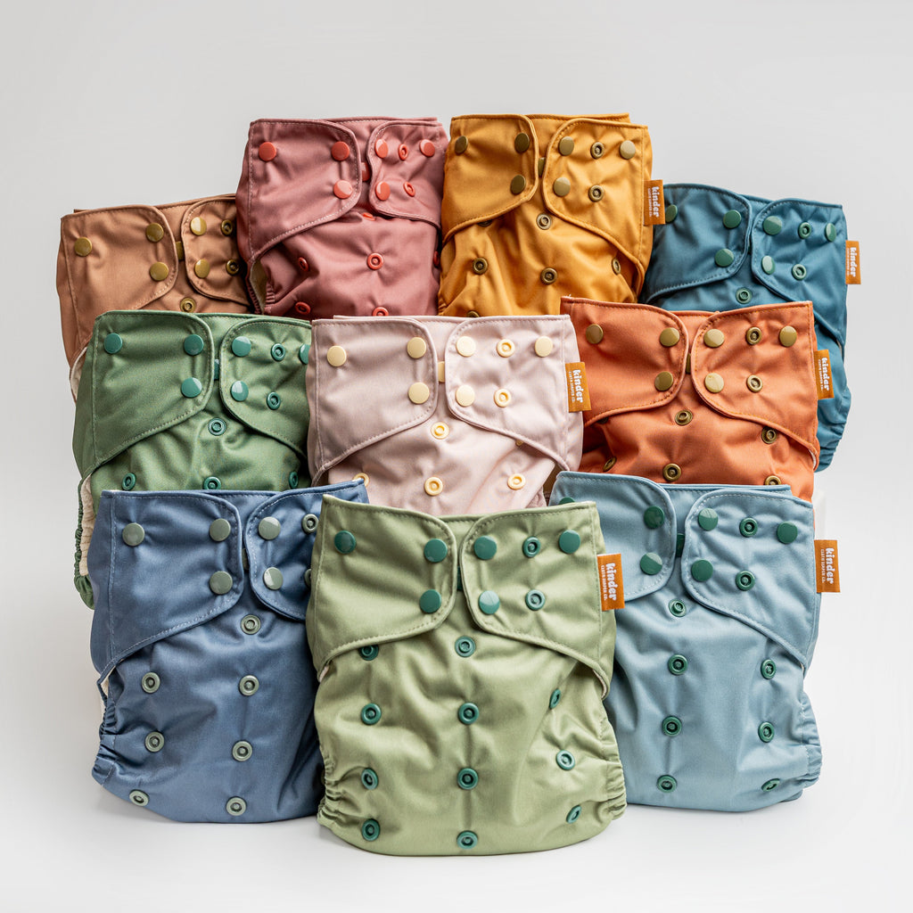 Cream - Essentials Cloud Cotton Pocket Diaper - 100% Cotton Lining - One Size