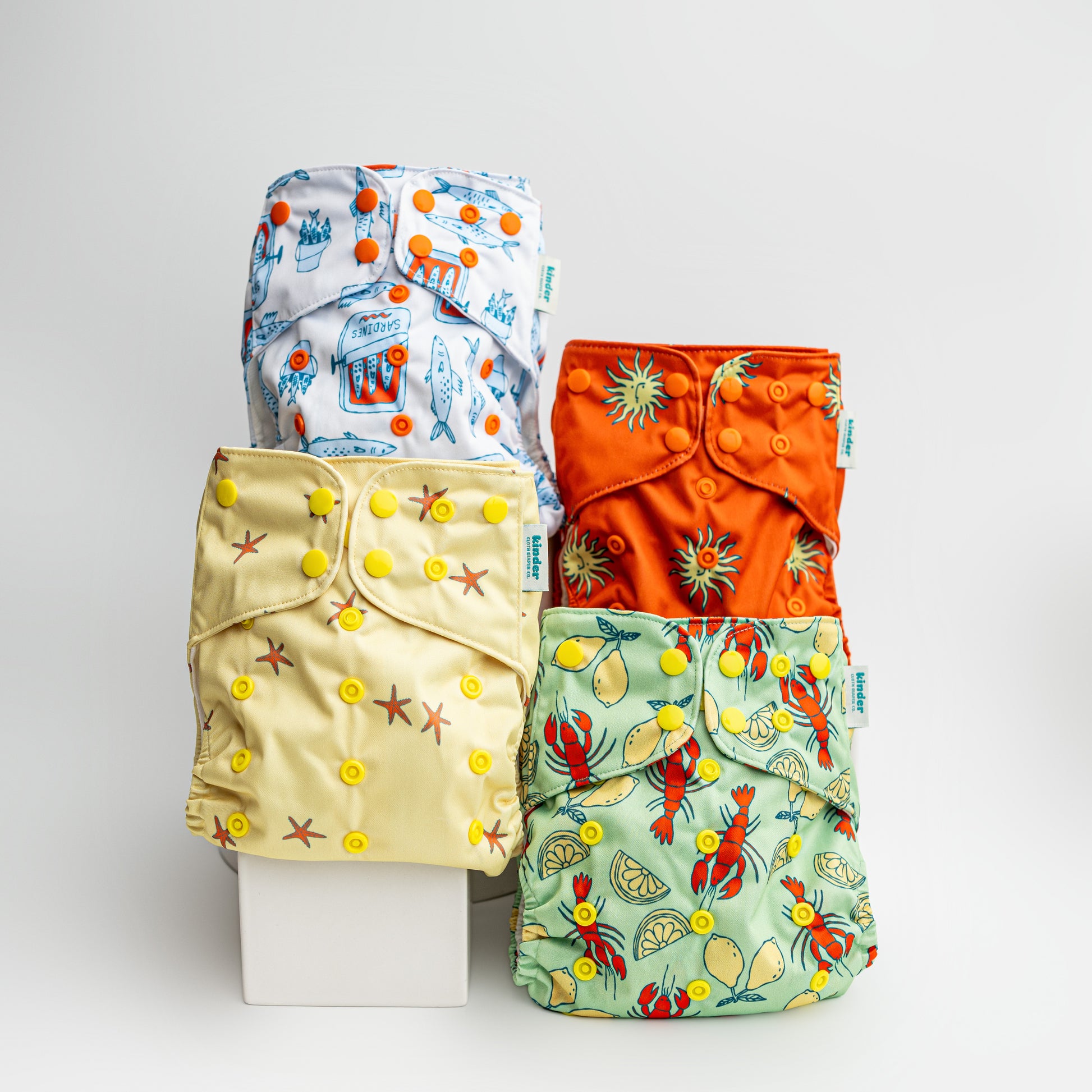 Food: Essentials Pocket Cloth Diaper with Athletic Wicking Jersey, Grows with your Baby