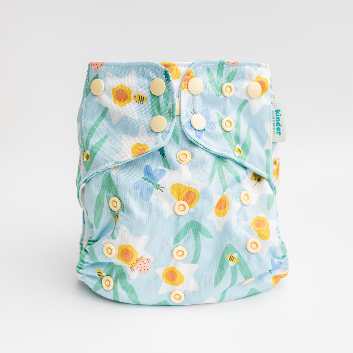 Spring Garden by Malika Buttinger - Essential Pocket Diaper - Floral - One Size