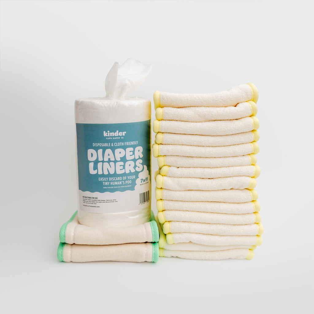 Safari  - Essential Pocket Diaper - Cloth Diaper Starter Bundle - 15 Pack