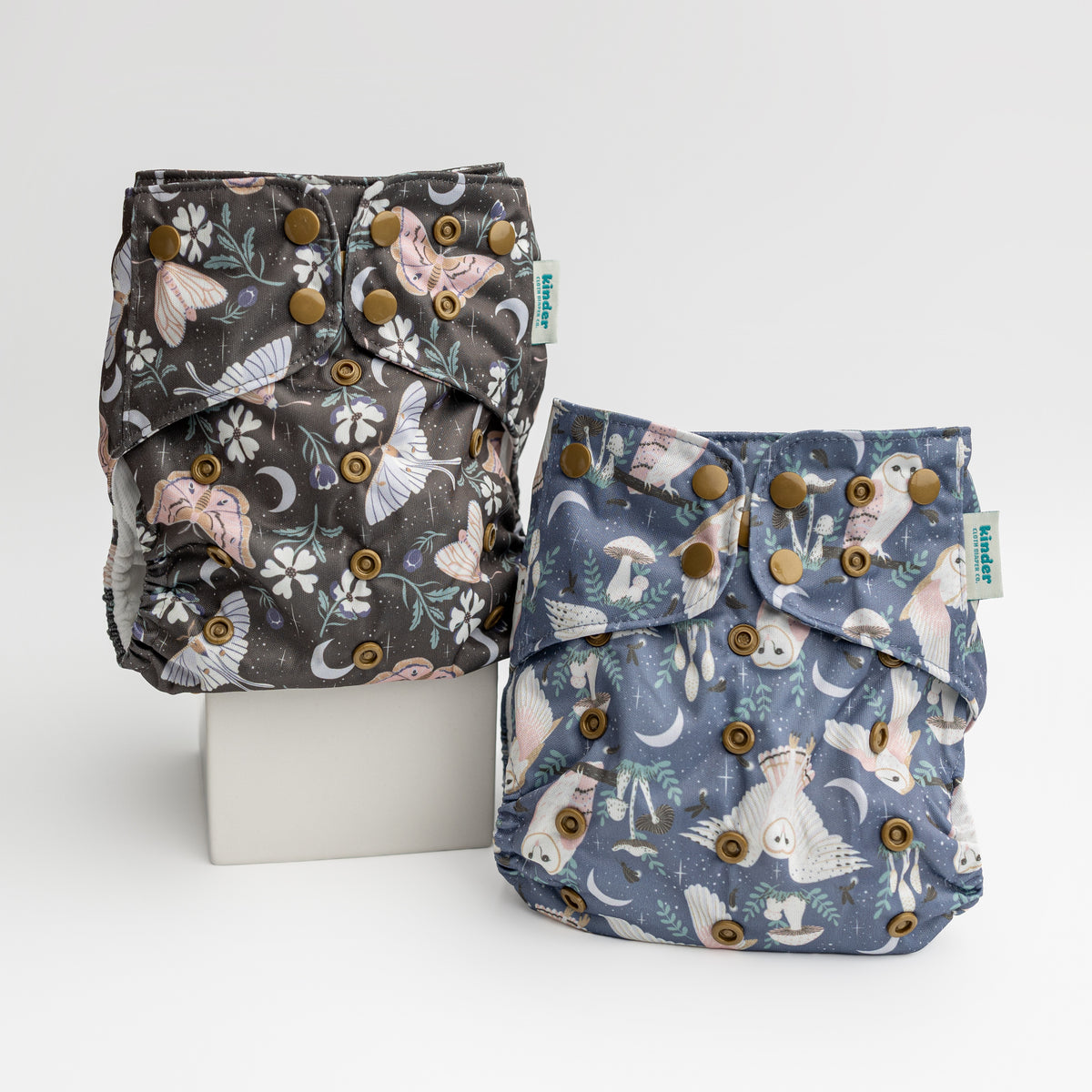 Owls at Dusk by Jeong-Yeun Arthur - Essential Pocket Diaper - Animals - One Size