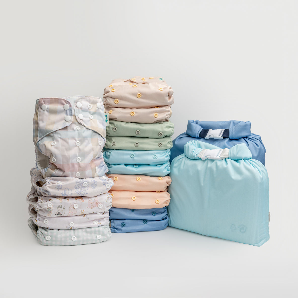 Barnyard Buddies - Essential Pocket Diaper - Cloth Diaper Starter Bundle - 15 Pack