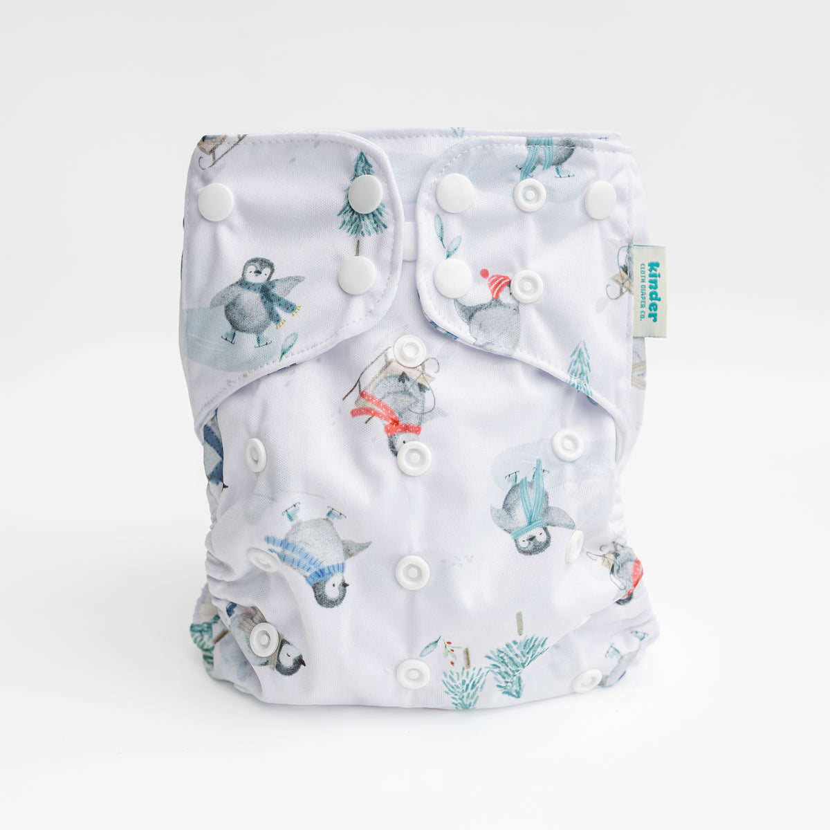 Playful Penguins - Essential Pocket Diaper - Winter - One Size