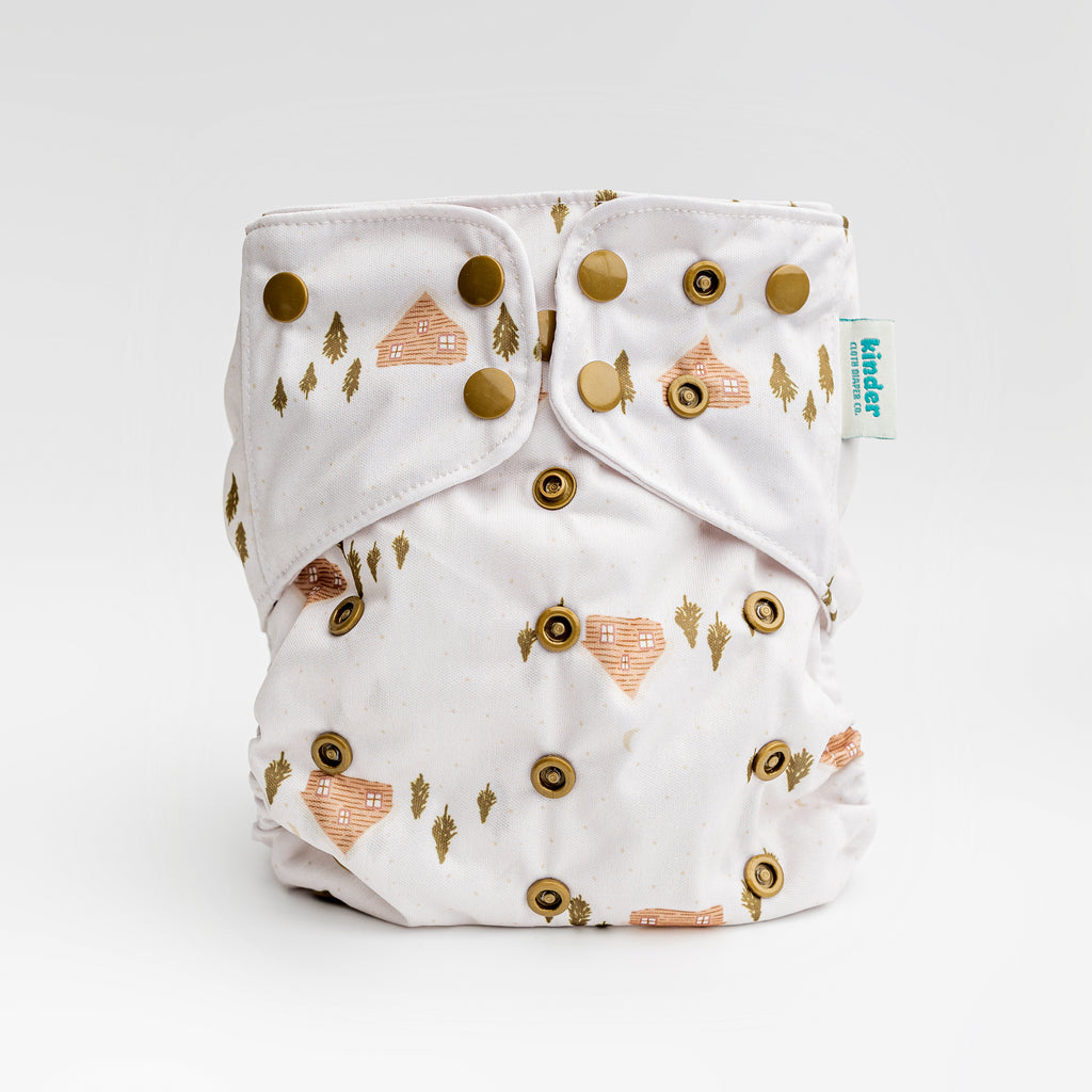 Timber Trails - Essential Pocket Diaper - Winter - One Size