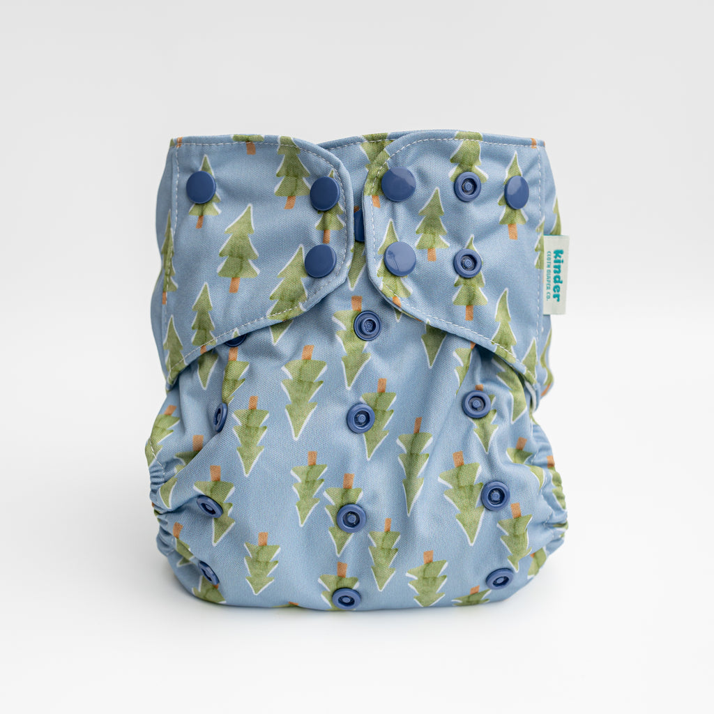 Tree Farm - Essential Pocket Diaper - Winter - One Size