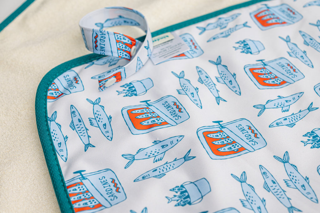 Ultra-Soft Bamboo Machine Washable and Wipeable Diaper Change Mat