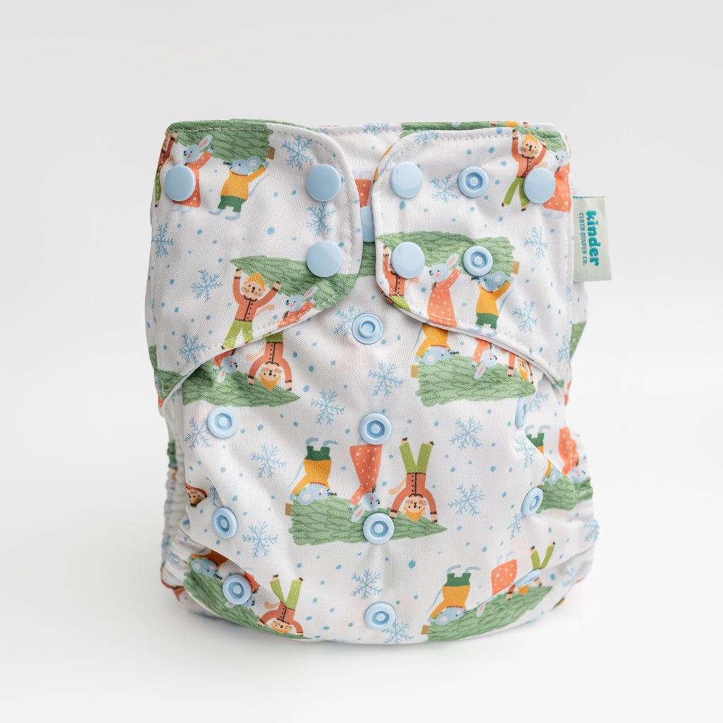 Tree Time - Essential Pocket Diaper - Winter - One Size