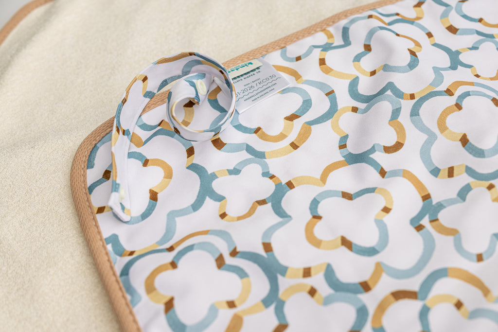 Ultra-Soft Bamboo Machine Washable and Wipeable Diaper Change Mat