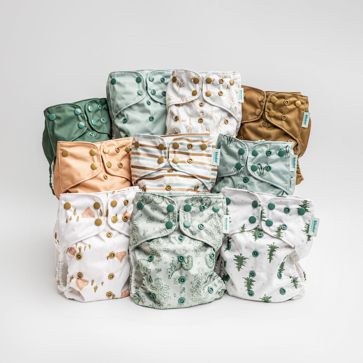 Whispering Pines - Essential Pocket Diaper - Winter - One Size