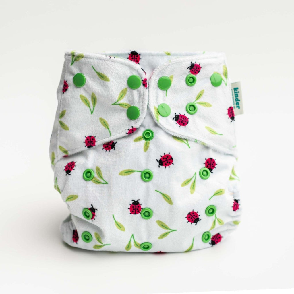 Patterned Lounger Pocket Cloth Diaper — Minky Fleece with Athletic Wicking Jersey - Kinder Cloth Diaper Co. - 22 - 02 - 04 - modern reusable cloth diapers and more for birth to potty training - Pittsburgh Based Small Business