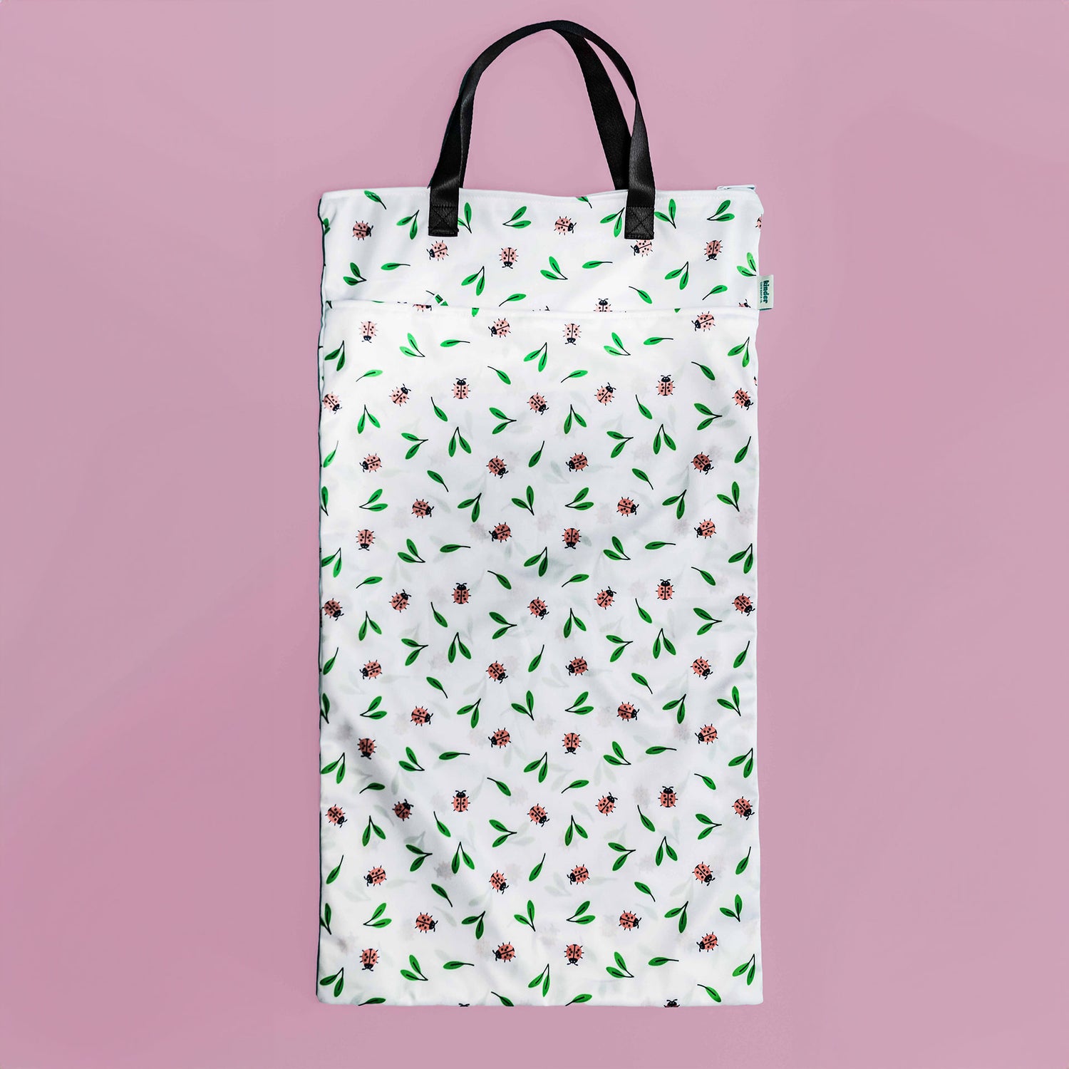 Large Zipper Hanging Wet Bag, Laundry Bag with Handles