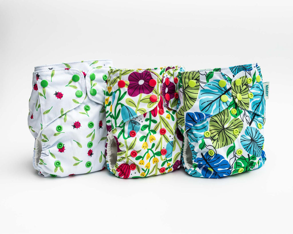 Nature: Essentials Pocket Cloth Diaper with Athletic Wicking Jersey, Grows with your Baby - Kinder Cloth Diaper Co. - 02 - 02 - 05 - modern reusable cloth diapers and more for birth to potty training - Pittsburgh Based Small Business