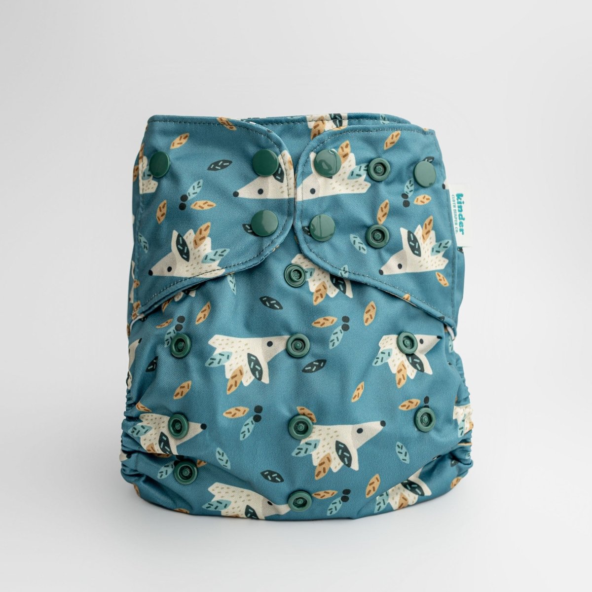 Leaves and spikes - Modern - Cloth - Diapers - Pocket Diaper - Kinder Cloth Diaper Co. - Pittsburgh - Based - Small - Business - Woman - Owned
