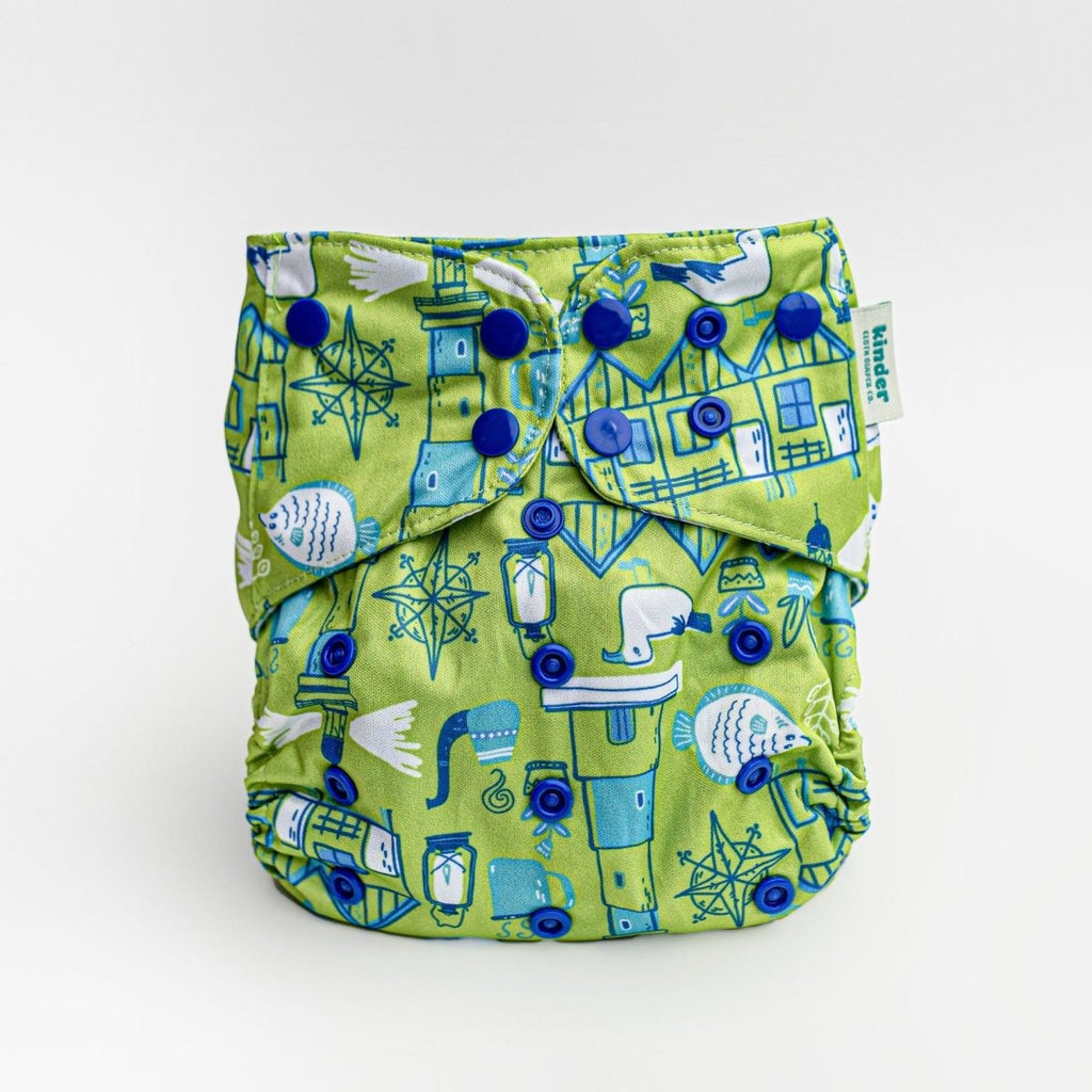 Shop the Vault: Pocket Cloth Diaper with Athletic Wicking Jersey - Kinder Cloth Diaper Co. - 35 - 02 - 06 - modern reusable cloth diapers and more for birth to potty training - Pittsburgh Based Small Business