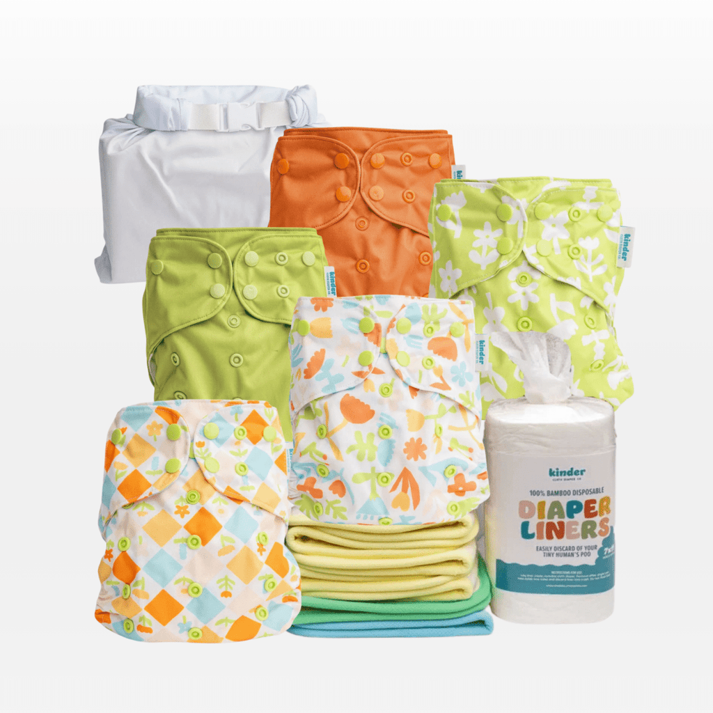  - Modern - Cloth - Diapers - Bundle - Kinder Cloth Diaper Co. - Pittsburgh - Based - Small - Business - Woman - Owned