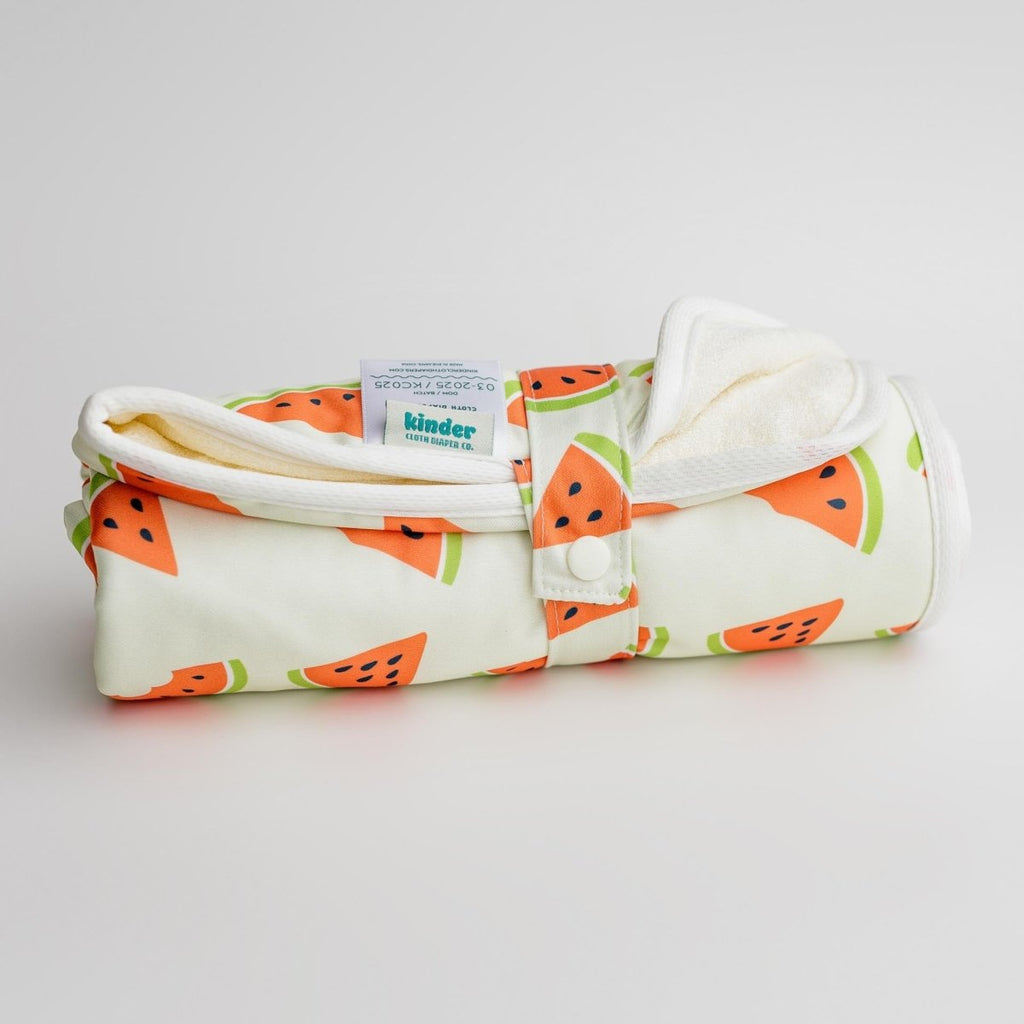 Fruity Watermelon - Modern - Cloth - Diapers - Change Mat - Kinder Cloth Diaper Co. - Pittsburgh - Based - Small - Business - Woman - Owned