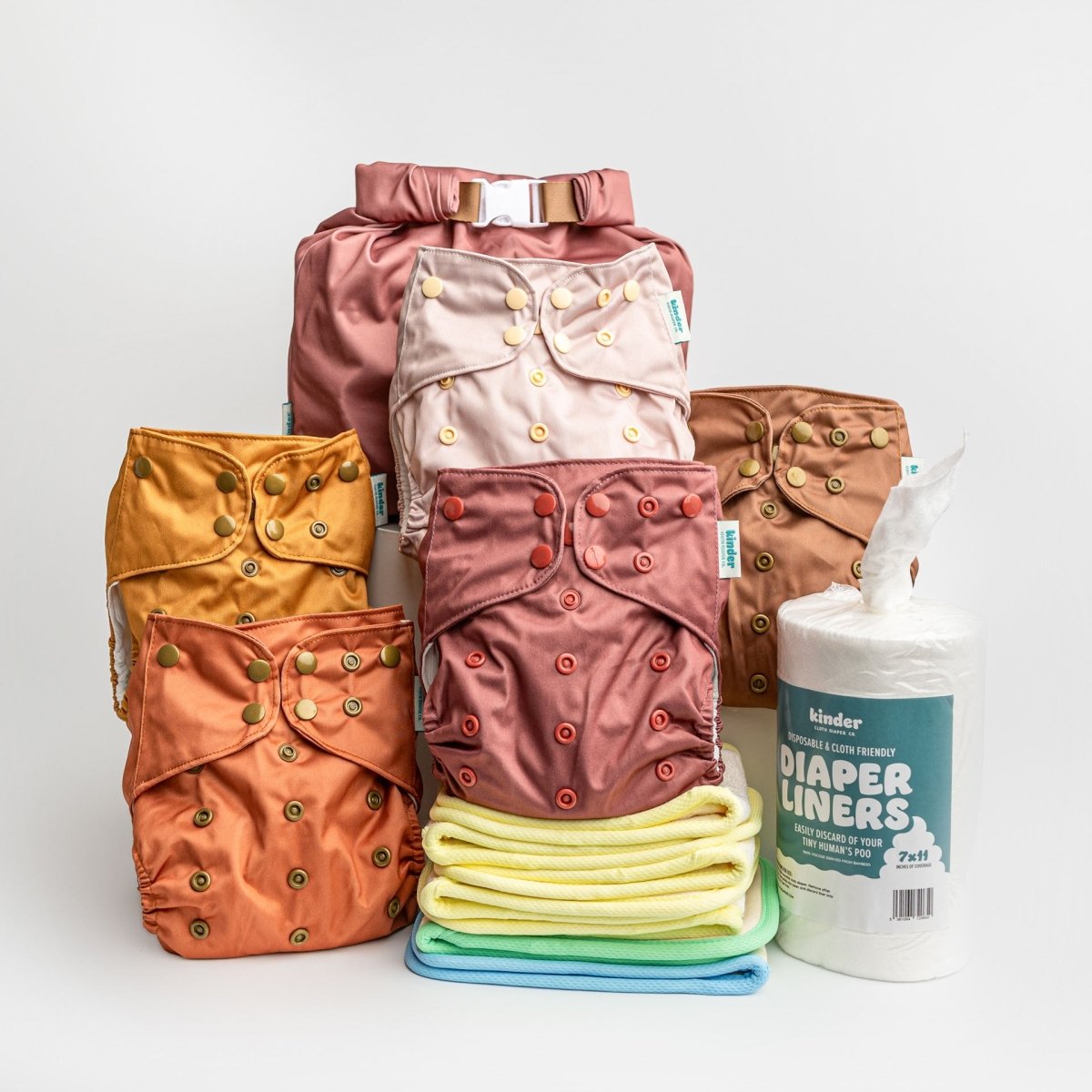 Little Explorers - Modern - Cloth - Diapers - New Parent Starter Bundle - Kinder Cloth Diaper Co. - Pittsburgh - Based - Small - Business - Woman - Owned