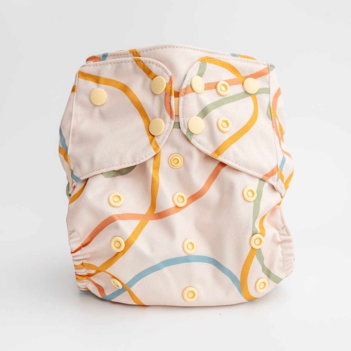 Loopy Lines - Modern - Cloth - Diapers - Luxe Pocket Diaper - Kinder Cloth Diaper Co. - Pittsburgh - Based - Small - Business - Woman - Owned