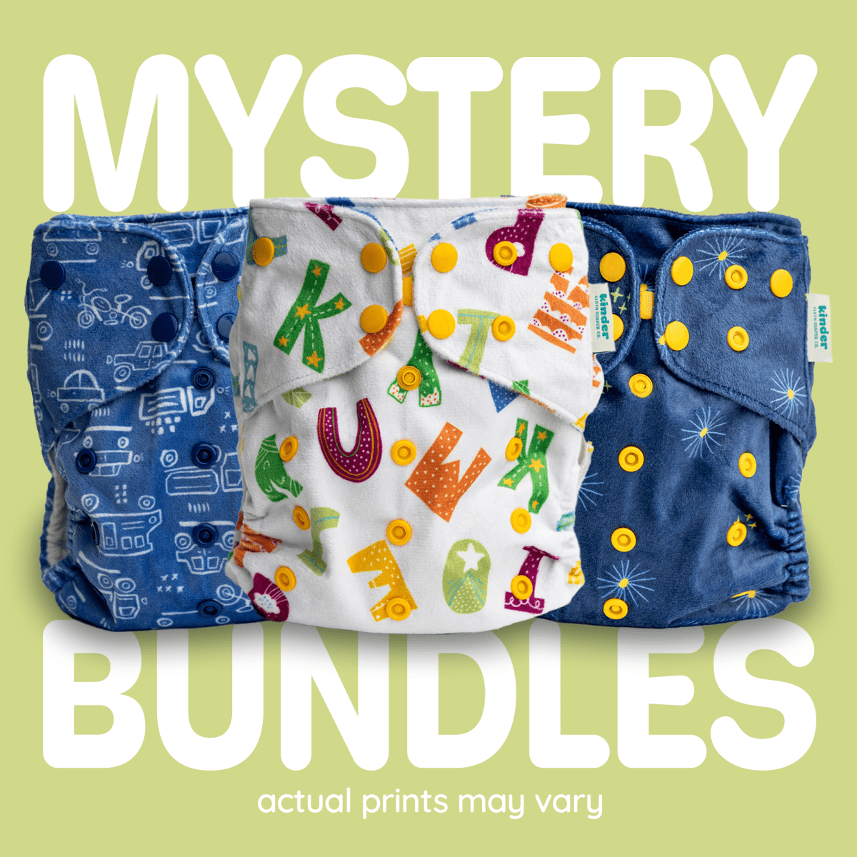 Loungers (3) - Modern - Cloth - Diapers - Pocket Diaper - Kinder Cloth Diaper Co. - Pittsburgh - Based - Small - Business - Woman - Owned