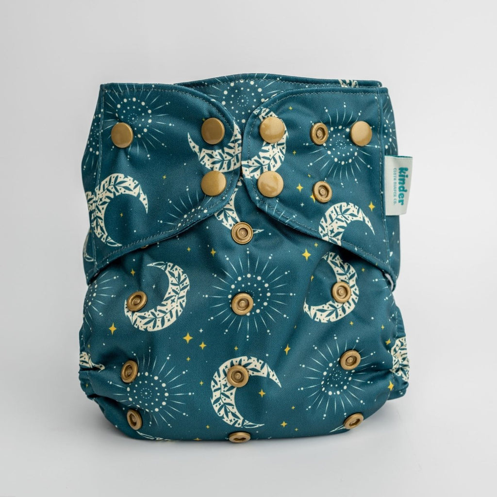 Lunar Array - Modern - Cloth - Diapers - Pocket Diaper - Kinder Cloth Diaper Co. - Pittsburgh - Based - Small - Business - Woman - Owned