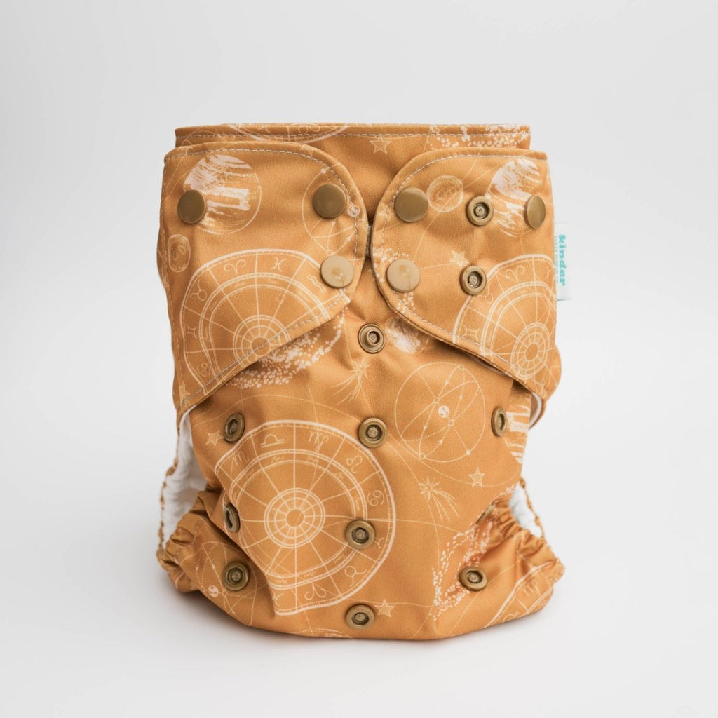Space and Sky: Essentials Pocket Cloth Diaper with Athletic Wicking Jersey, Grows with your Baby - Kinder Cloth Diaper Co. - 30 - 02 - 02 - modern reusable cloth diapers and more for birth to potty training - Pittsburgh Based Small Business