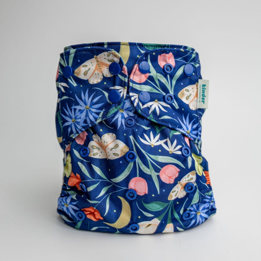 Lunar Lullabies - Modern - Cloth - Diapers - Pocket Diaper - Kinder Cloth Diaper Co. - Pittsburgh - Based - Small - Business - Woman - Owned