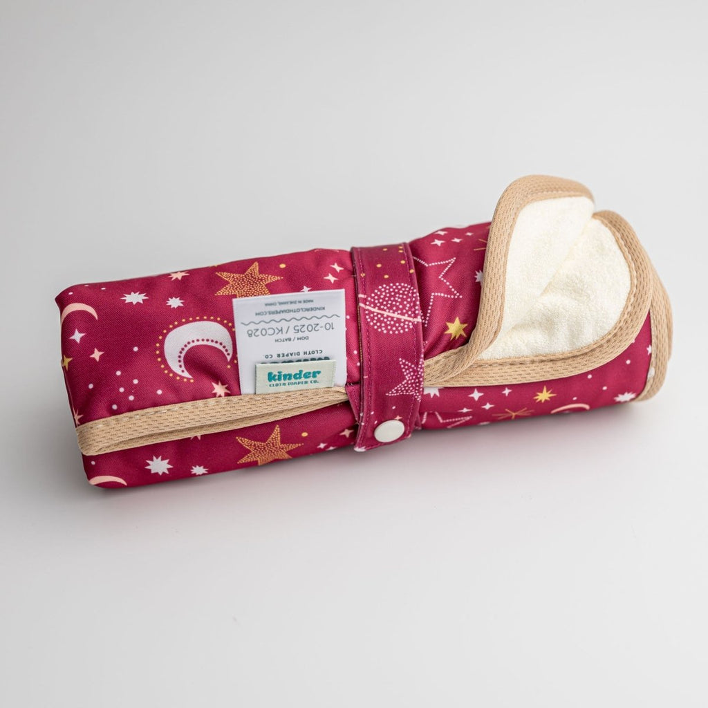 Lunar Lullabies - Modern - Cloth - Diapers - Change Mat - Kinder Cloth Diaper Co. - Pittsburgh - Based - Small - Business - Woman - Owned
