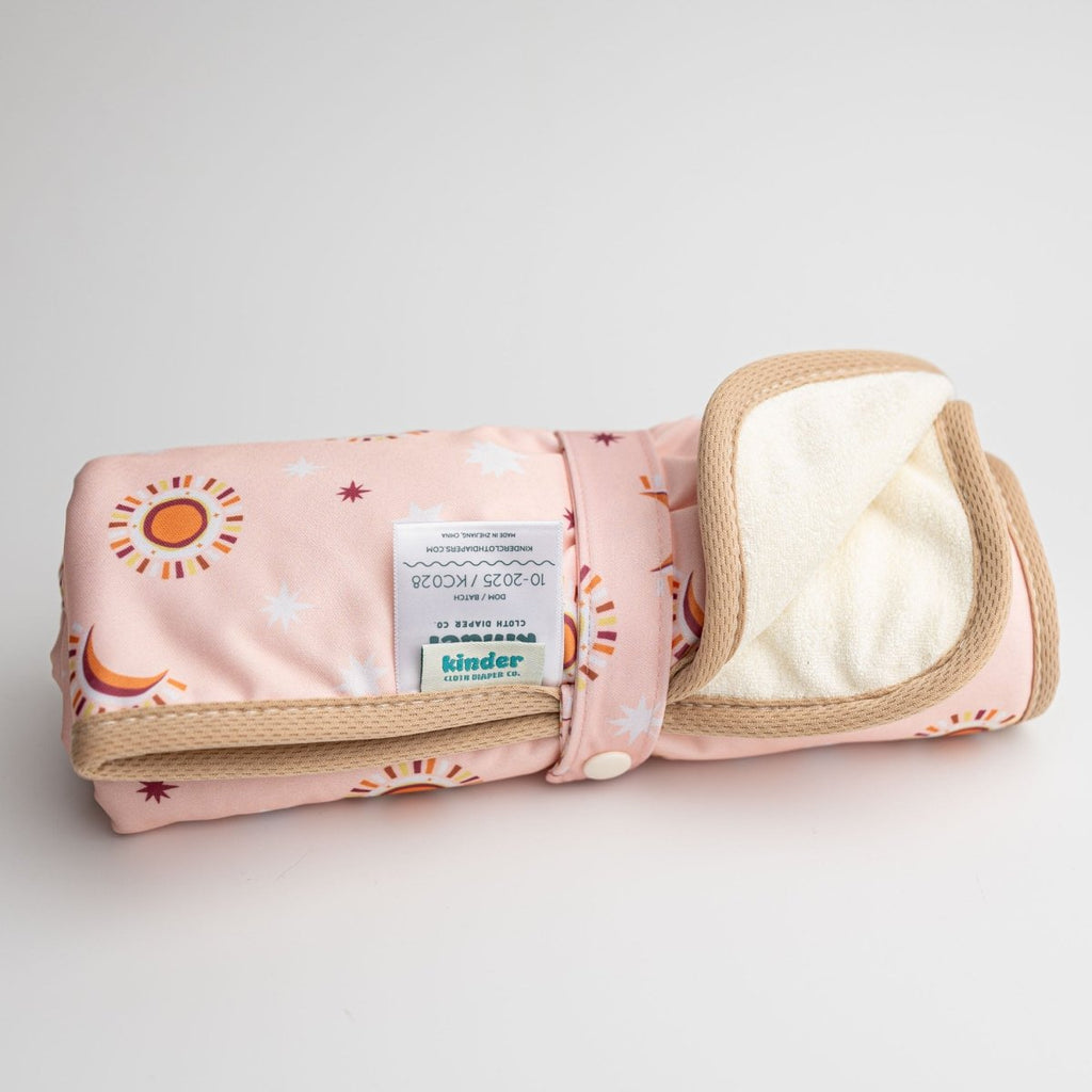 Lunar Lullabies - Modern - Cloth - Diapers - Change Mat - Kinder Cloth Diaper Co. - Pittsburgh - Based - Small - Business - Woman - Owned