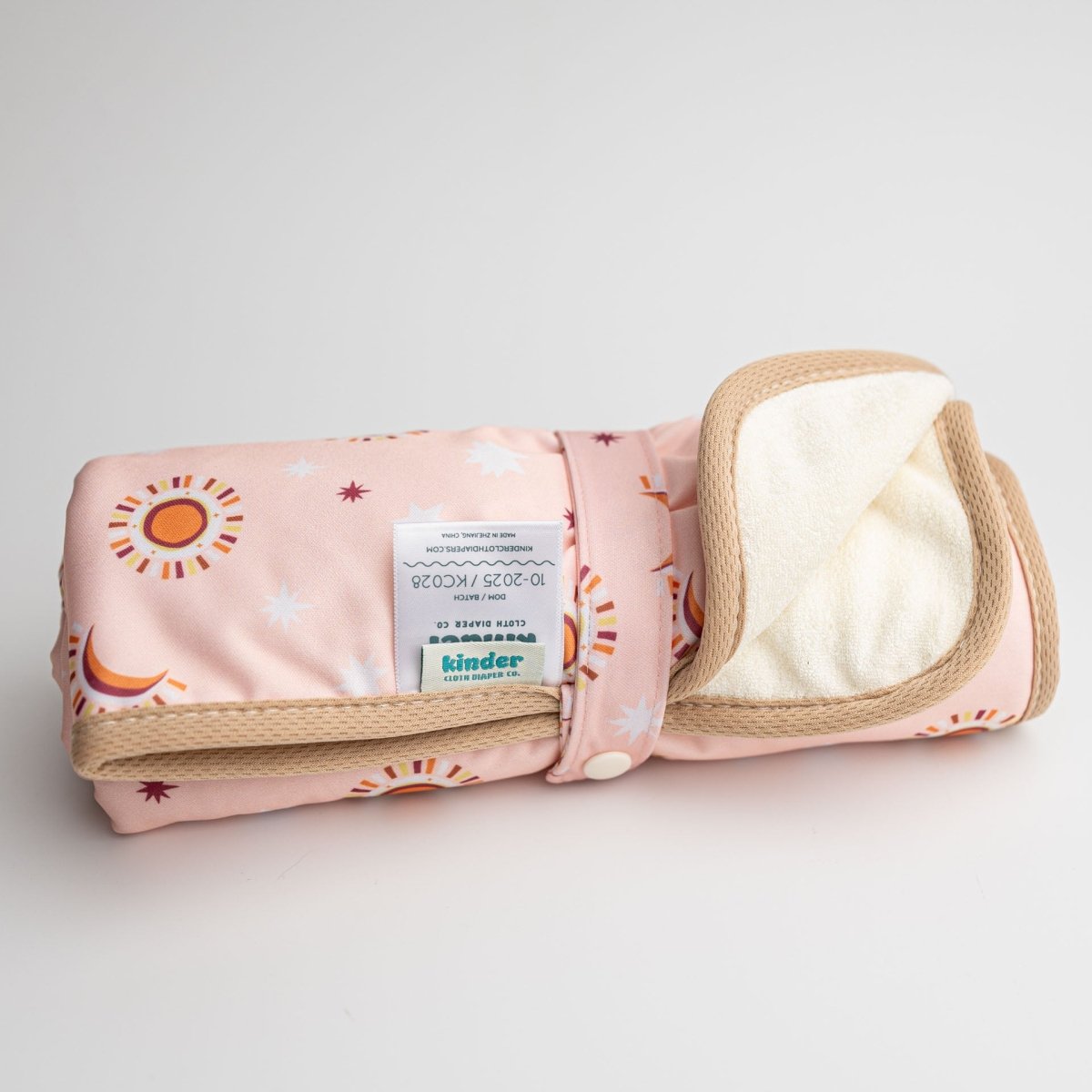 Lunar Lullabies - Modern - Cloth - Diapers - Change Mat - Kinder Cloth Diaper Co. - Pittsburgh - Based - Small - Business - Woman - Owned