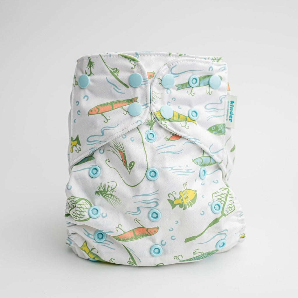 Lured Away - Modern - Cloth - Diapers - Pocket Diaper - Kinder Cloth Diaper Co. - Pittsburgh - Based - Small - Business - Woman - Owned