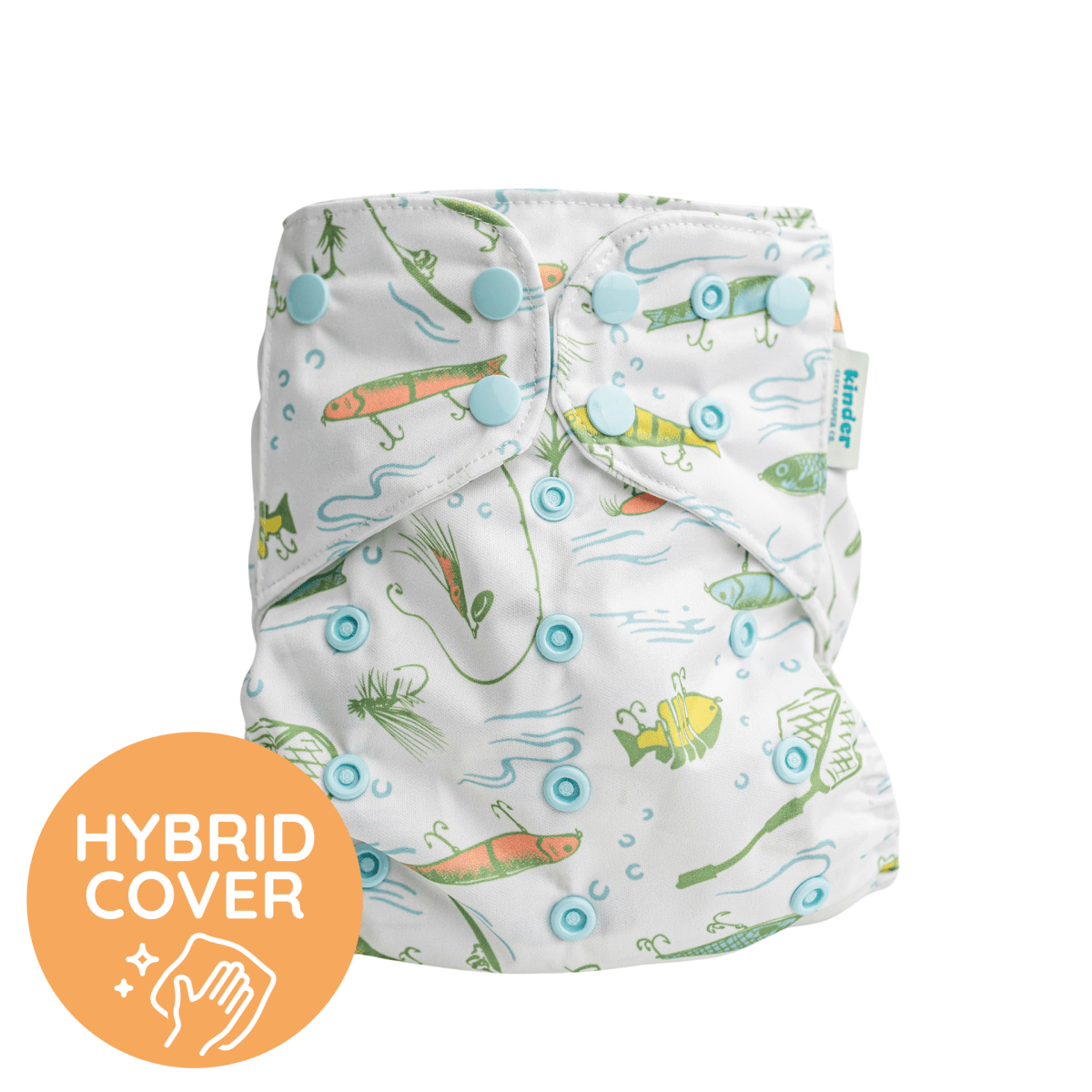 Lured Away - Modern - Cloth - Diapers - Diaper Cover - Kinder Cloth Diaper Co. - Pittsburgh - Based - Small - Business - Woman - Owned