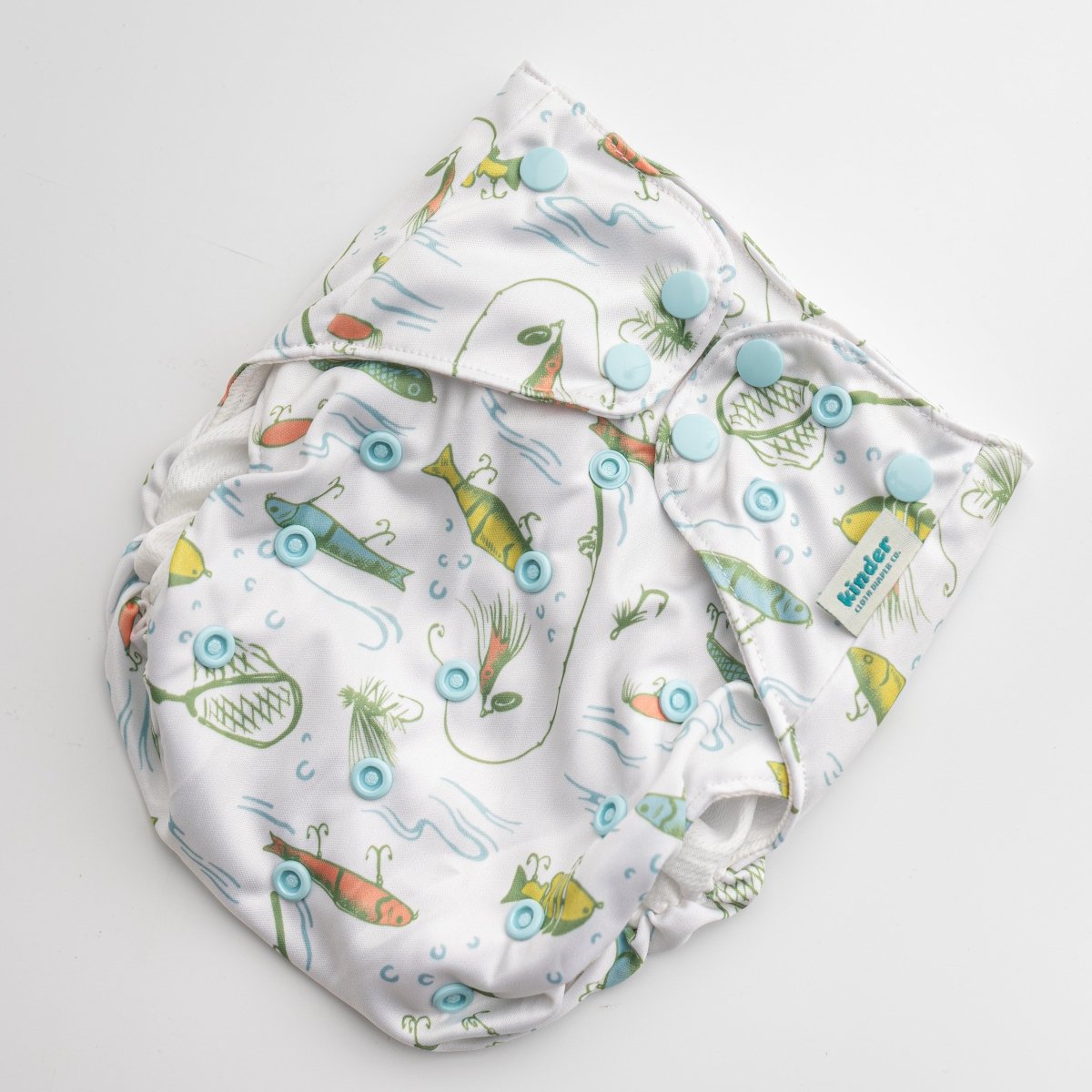 Lured Away - Modern - Cloth - Diapers - Swim Diaper - Kinder Cloth Diaper Co. - Pittsburgh - Based - Small - Business - Woman - Owned