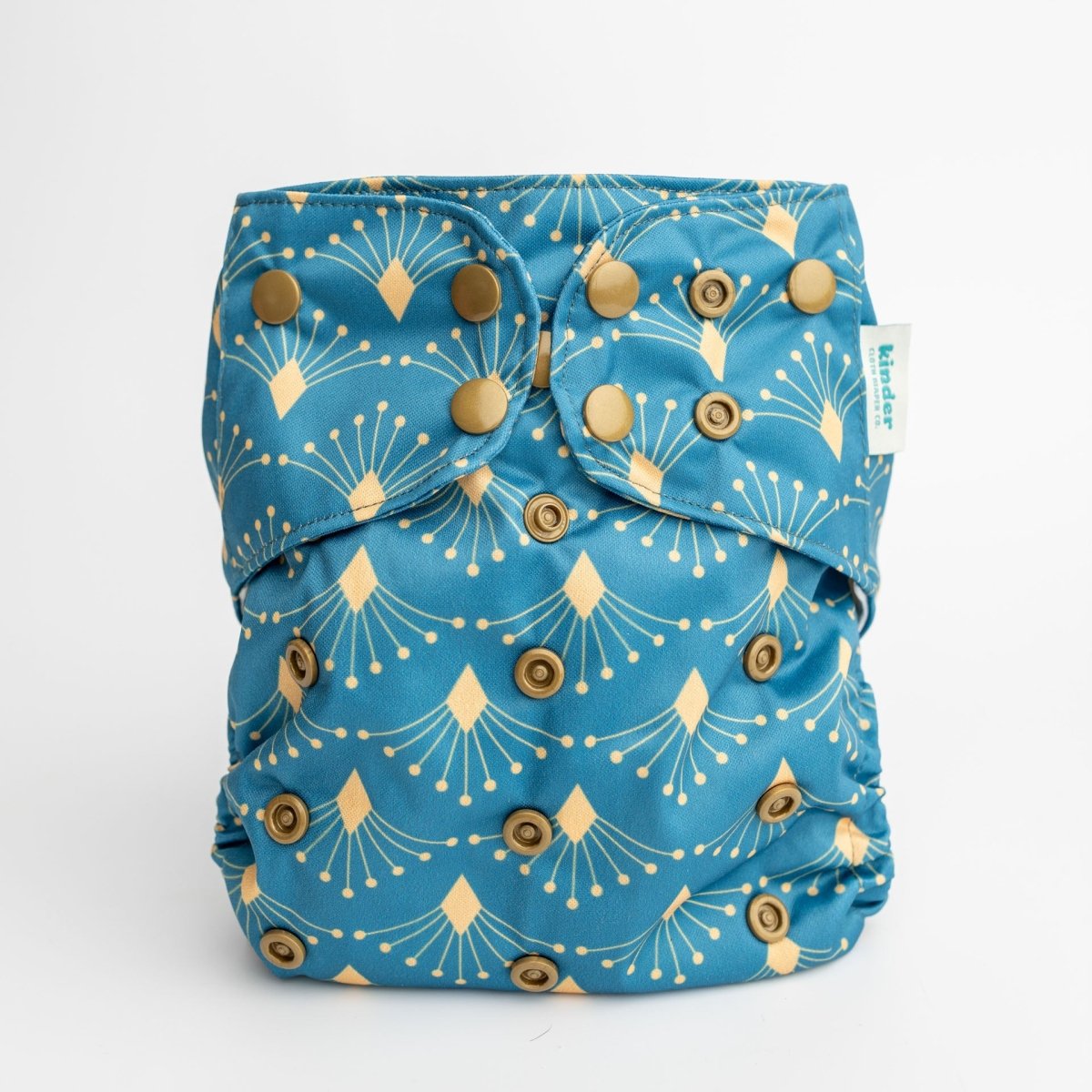 Luxe Lattice, Art Deco Series - Modern - Cloth - Diapers - Pocket Diaper - Kinder Cloth Diaper Co. - Pittsburgh - Based - Small - Business - Woman - Owned