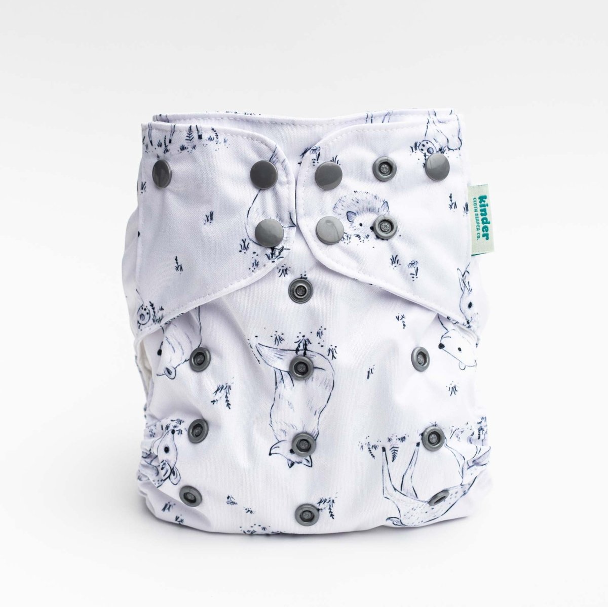 Floral: Essentials Pocket Cloth Diaper with Athletic Wicking Jersey, Grows with your Baby - Kinder Cloth Diaper Co. - 26 - 06 - 01 - modern reusable cloth diapers and more for birth to potty training - Pittsburgh Based Small Business
