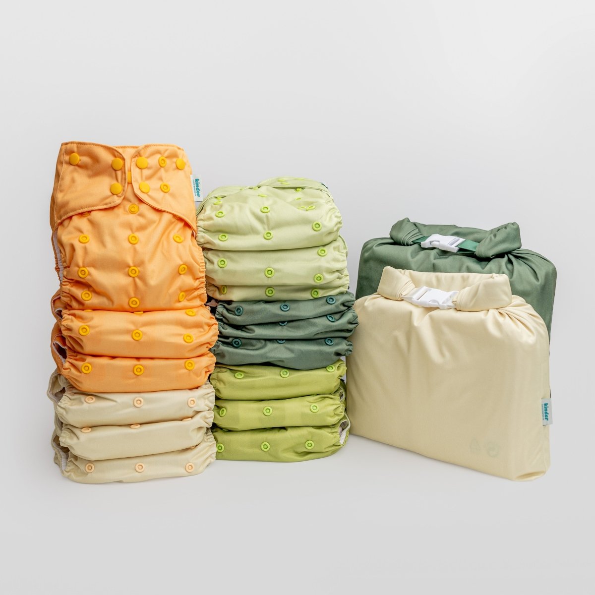 -Modern-Cloth-Diapers-New Parent Starter Bundle-Kinder Cloth Diaper Co.-Pittsburgh-Based-Small-Business-Woman-Owned