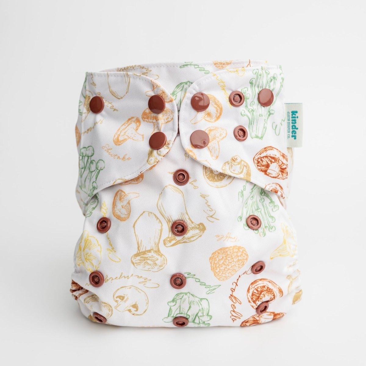 Mellow Mushrooms - Modern - Cloth - Diapers - Pocket Diaper - Kinder Cloth Diaper Co. - Pittsburgh - Based - Small - Business - Woman - Owned